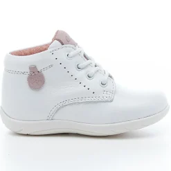 Bottillons en Cuir Gonia blancs