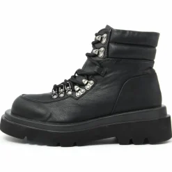 Bottines à lacets noires - Talon 5 cm