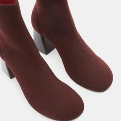 Bottines à Talon chocolat - Talon 7 cm