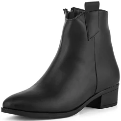 Bottines à talon Clara noires - Talon 12 cm