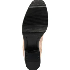 Bottines à talon en Cuir Joy beiges