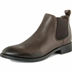 Bottines à talon en Cuir marron