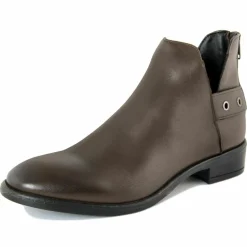 Bottines à talon en Cuir marron