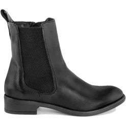 Bottines à talon en Cuir noires