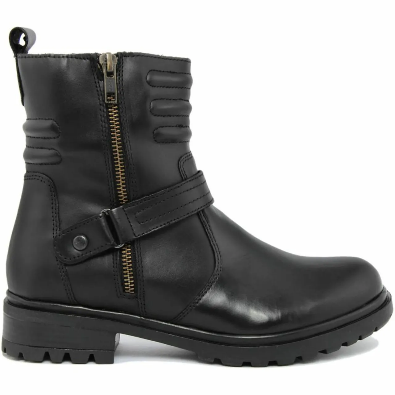 Bottines à talon en Cuir noires