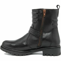 Bottines à talon en Cuir noires