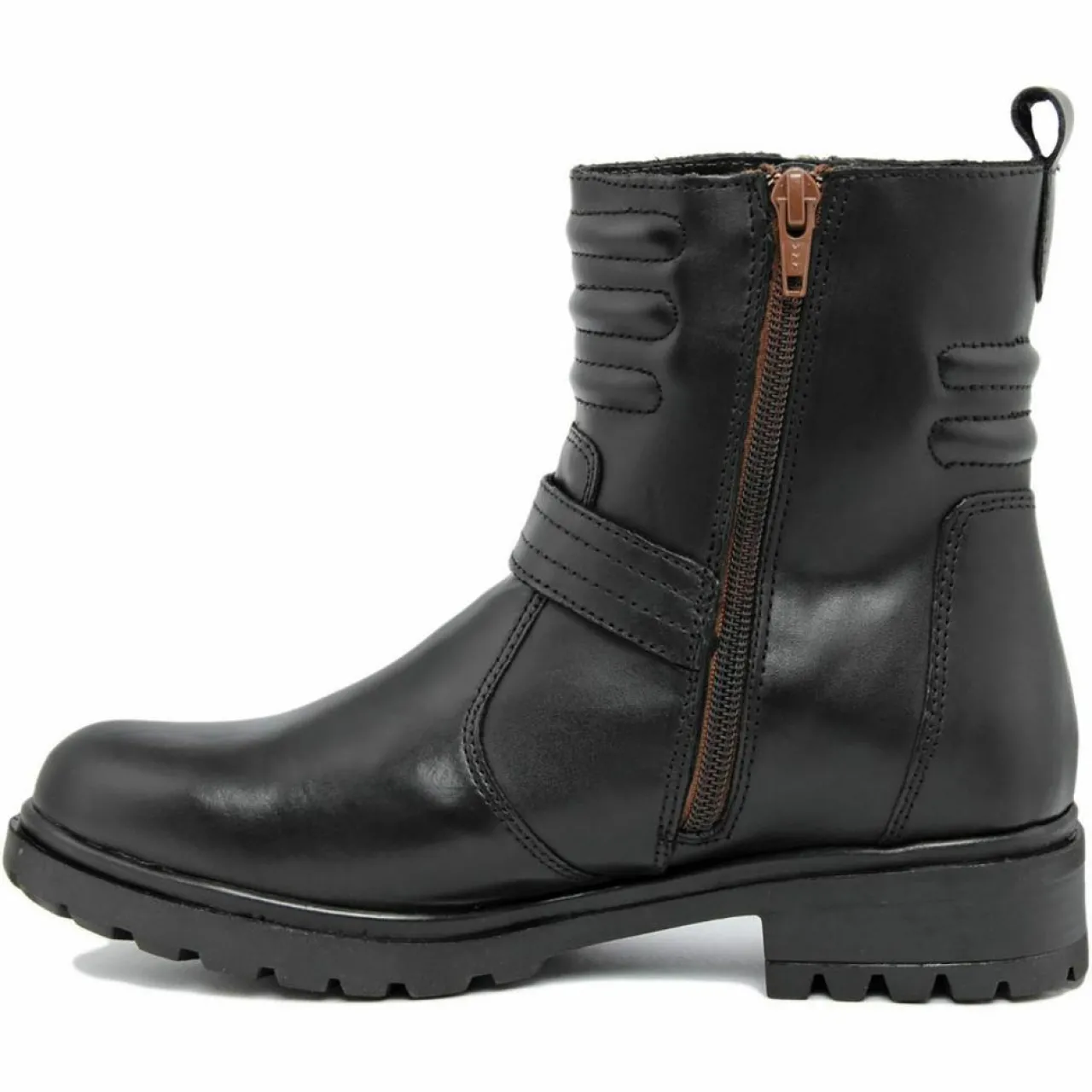 Bottines à talon en Cuir noires
