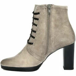 Bottines à talon en Cuir phoque - Talon 8 cm