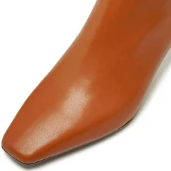 Bottines à talon Ester cognac - Talon 6 cm
