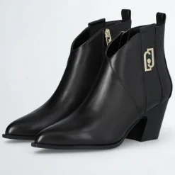 Bottines Belinda en Cuir noires