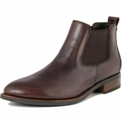 Bottines chelsea en Cuir marron foncé