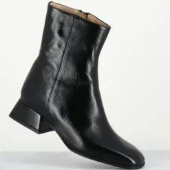 Bottines en Cuir 9916 lux noires