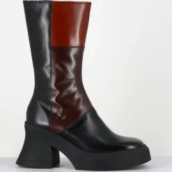 Bottines en Cuir belinda marron - Talon : 10cm