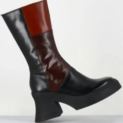 Bottines en Cuir belinda marron - Talon : 10cm