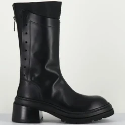 Bottines en Cuir es noires - Talon : 5cm