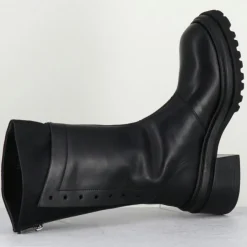 Bottines en Cuir es noires - Talon : 5cm