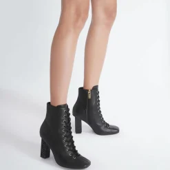 Bottines en Cuir Jennifer noires