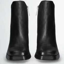 Bottines en Cuir Nana noires - Talon 9 cm