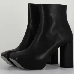 Bottines en Cuir noires