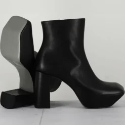 Bottines en Cuir noires