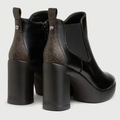 Bottines en Cuir Now noires - Talon 9 cm