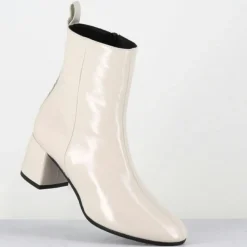 Bottines en Cuir samui lait