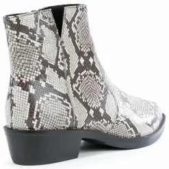 Bottines en Cuir Teoclea beige/gris