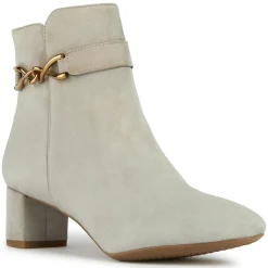 Bottines en Velours de Cuir Pheby 50 sable - Talon 5 cm