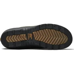 Bottines imperméables en Velours de Cuir doublure micropolaire Torino curry/noir