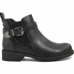 Bottines plates noires