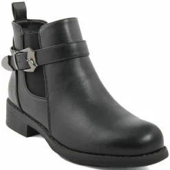 Bottines plates noires