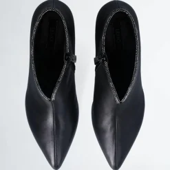 Bottines Sandie en Cuir noires