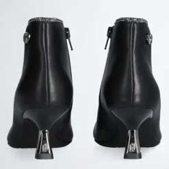 Bottines Sandie en Cuir noires