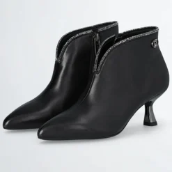 Bottines Sandie en Cuir noires
