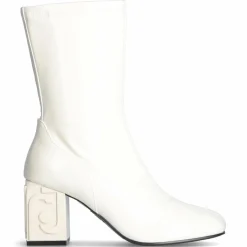 Bottines Sara ivoire - Talon 7 cm