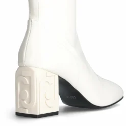 Bottines Sara ivoire - Talon 7 cm