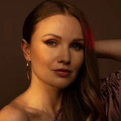 Boucles d'oreilles Créoles Edna or jaune