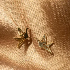 Boucles d'oreilles Envolée or jaune