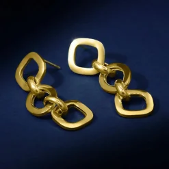 Boucles d'oreilles Giada en Argent doré