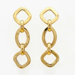 Boucles d'oreilles Giada en Argent doré