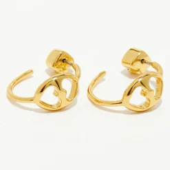 Boucles d'oreilles Link dorées