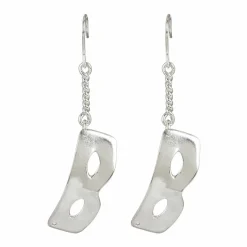 Boucles d'oreilles Loup Joy en plaqué argent