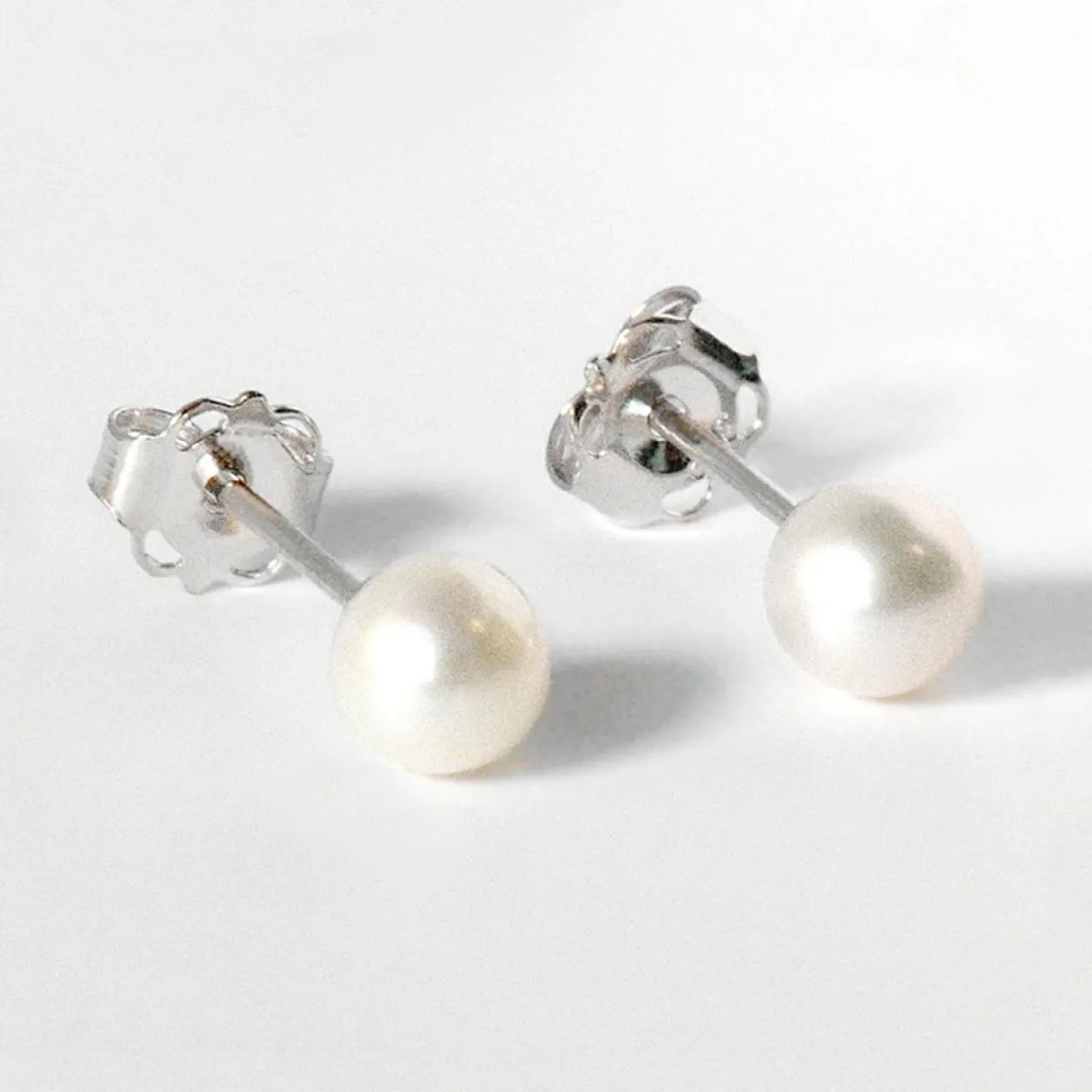 Boucles d'oreilles My Pearl or blanc