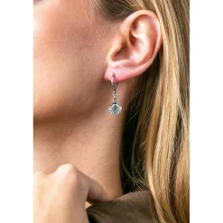 Boucles d'oreilles Nymph argentées