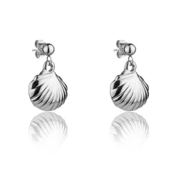 Boucles d'oreilles Orisca argentées