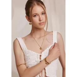 Boucles d'oreilles Orisca dorées