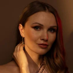 Boucles d'oreilles Pluie Dorée or jaune