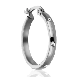 Boucles d'oreilles Sparkle argentées