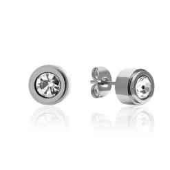 Boucles d'oreilles Sparkle argentées