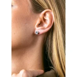 Boucles d'oreilles Sparkle argentées